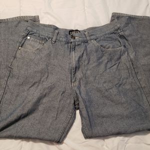 Reboot straight let jeans, blueish gray color, 36x32